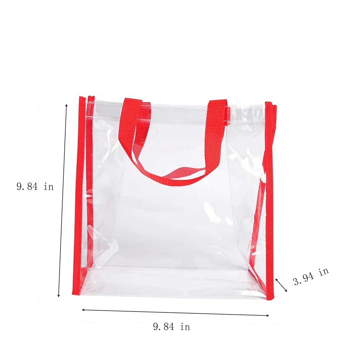 PVC Transparent Stadium Approved Clear Tote Bag 1