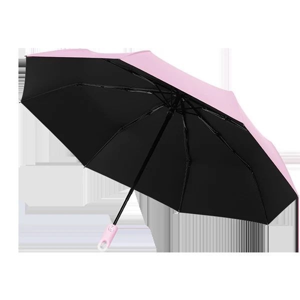 Automatic Triple Folding U-hook Umbrella 1