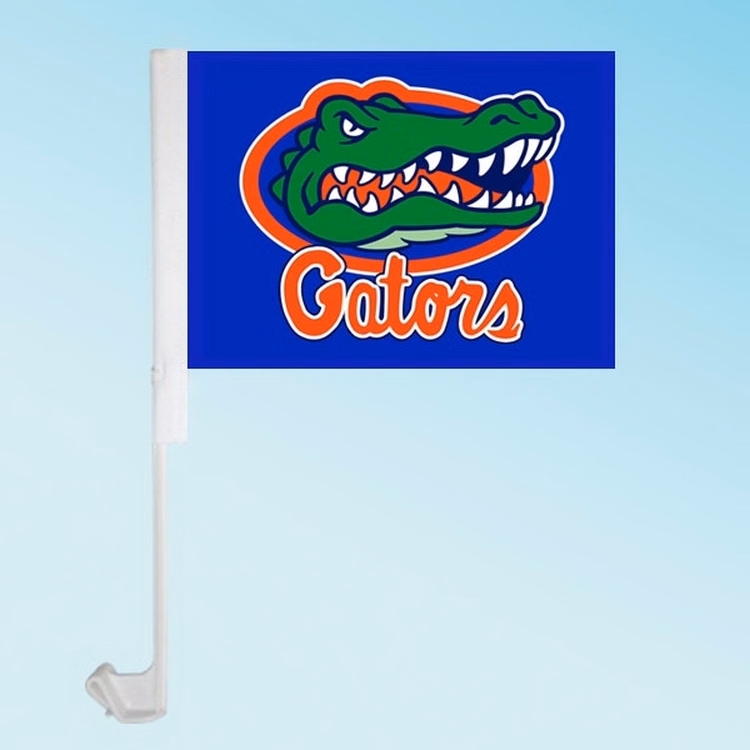Custom Printed Rectangular Car Flag - Single Sided