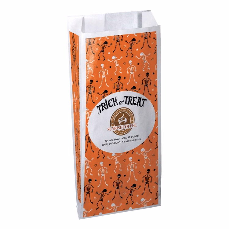 Halloween Scatter Design 2 Merchant Paper Bags (5" x 10" x 2")
