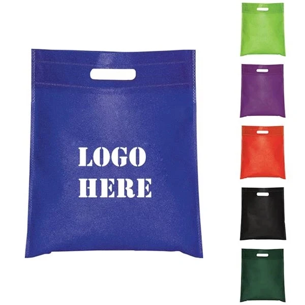 Cut-Out Handle Non-Woven Tote Bag 1