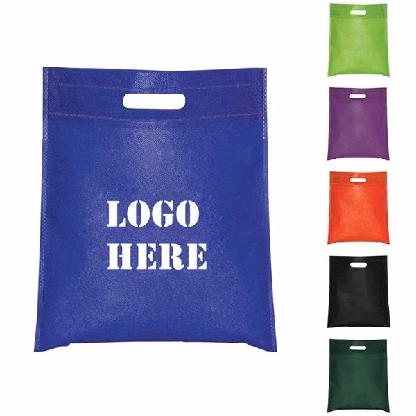 Cut-Out Handle Non-Woven Tote Bag