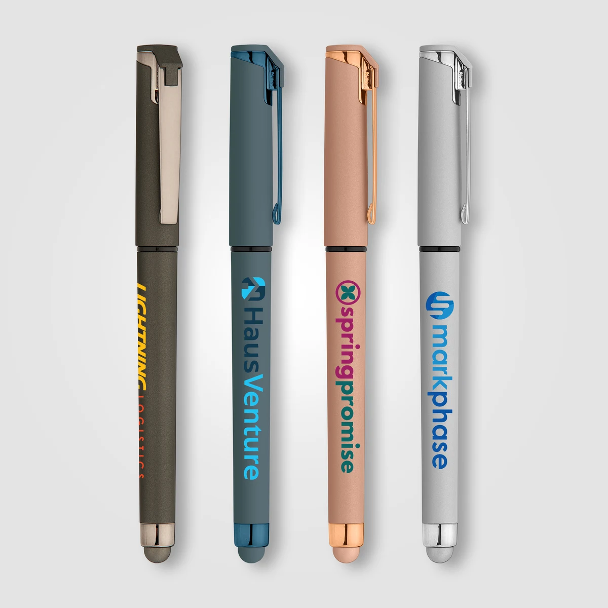 Islander Softy Monochrome Metallic Stylus Gel Pen 1