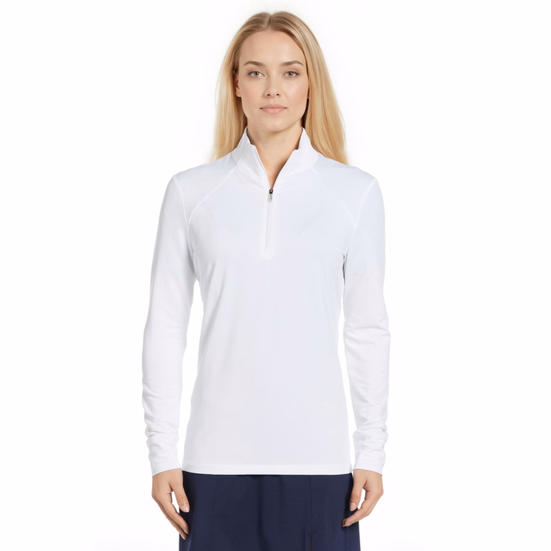 Callaway® UPF50 French Terry Women's Performance 1/4-Zip with Custom Logo