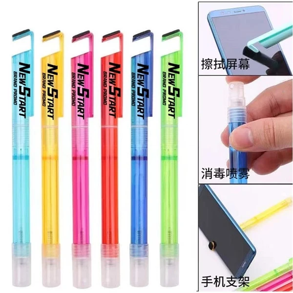 Custom Travel Hand Sanitizer Pen with Spray — On-the-Go Hygiene Writing Tool 1