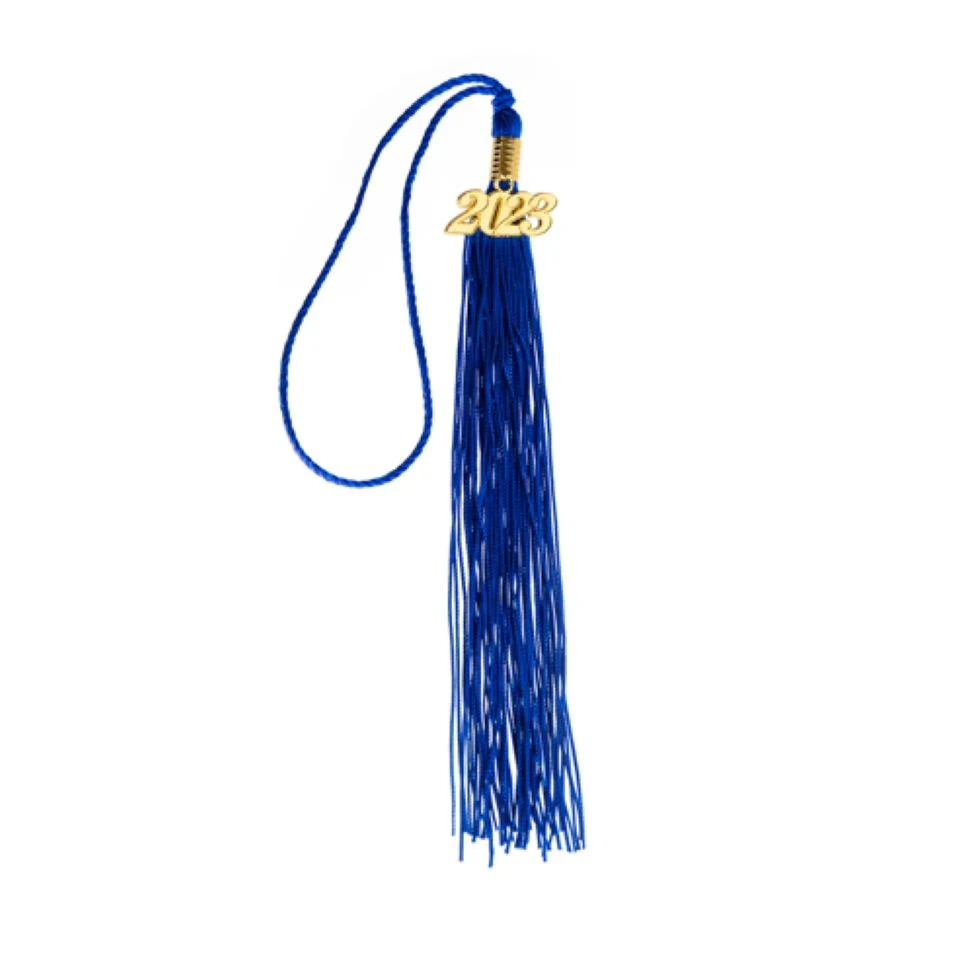Royal Blue Graduation Tassel 1