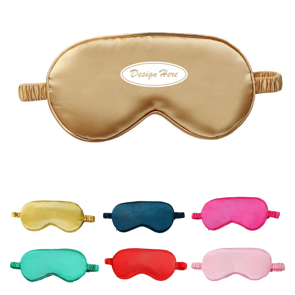 Imitation silk sleep eye mask 1