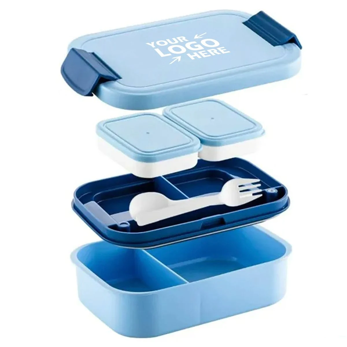 Large Capacity 2-Tier Bento Box 1