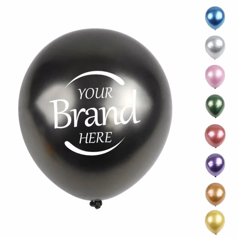 10Inch Metallic Chrome Colorful Balloons