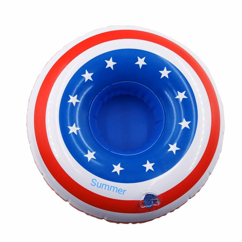 USA American Flag Inflatable Drink Holders