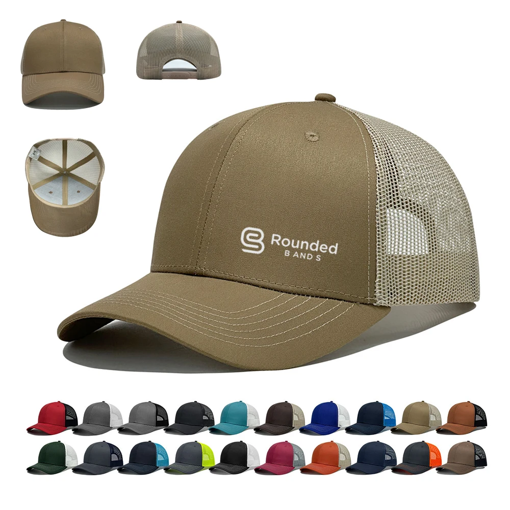Unisex Premium Cotton Mesh Trucker Cap 1