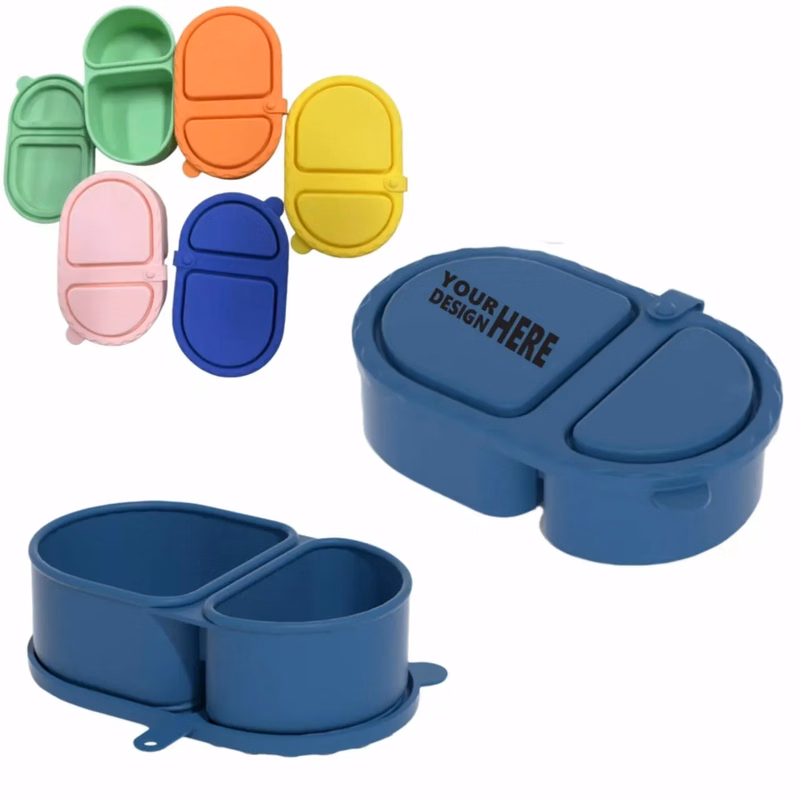 Food-Grade Silicone Divided Lunch Box