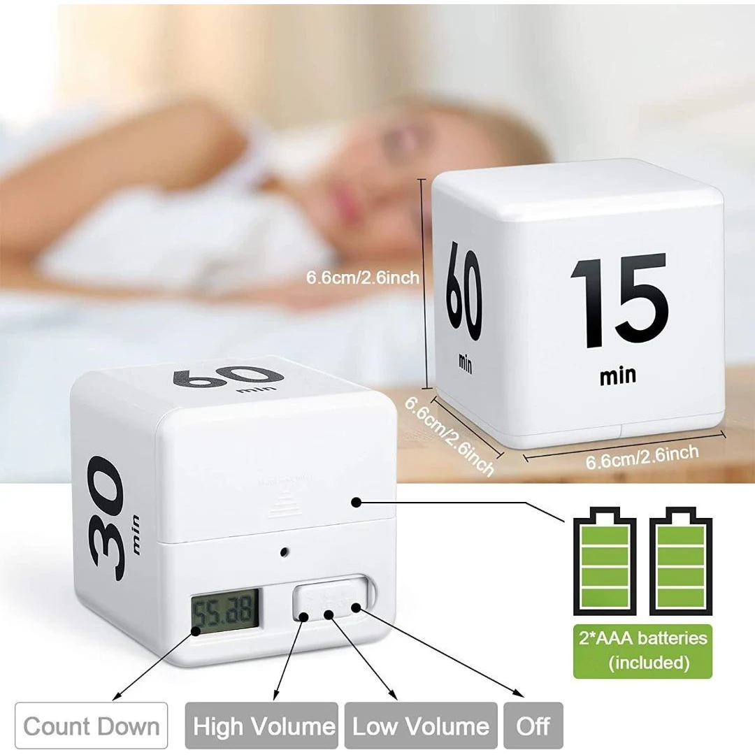 Flip Timer Cube ( Batteries Included) 1