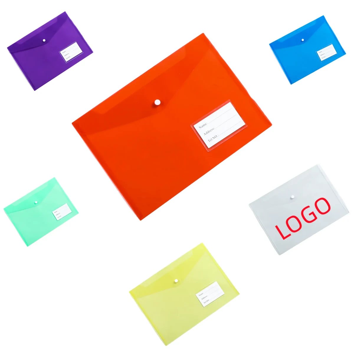 PVC Transparent Waterproof Stationery Bag 1