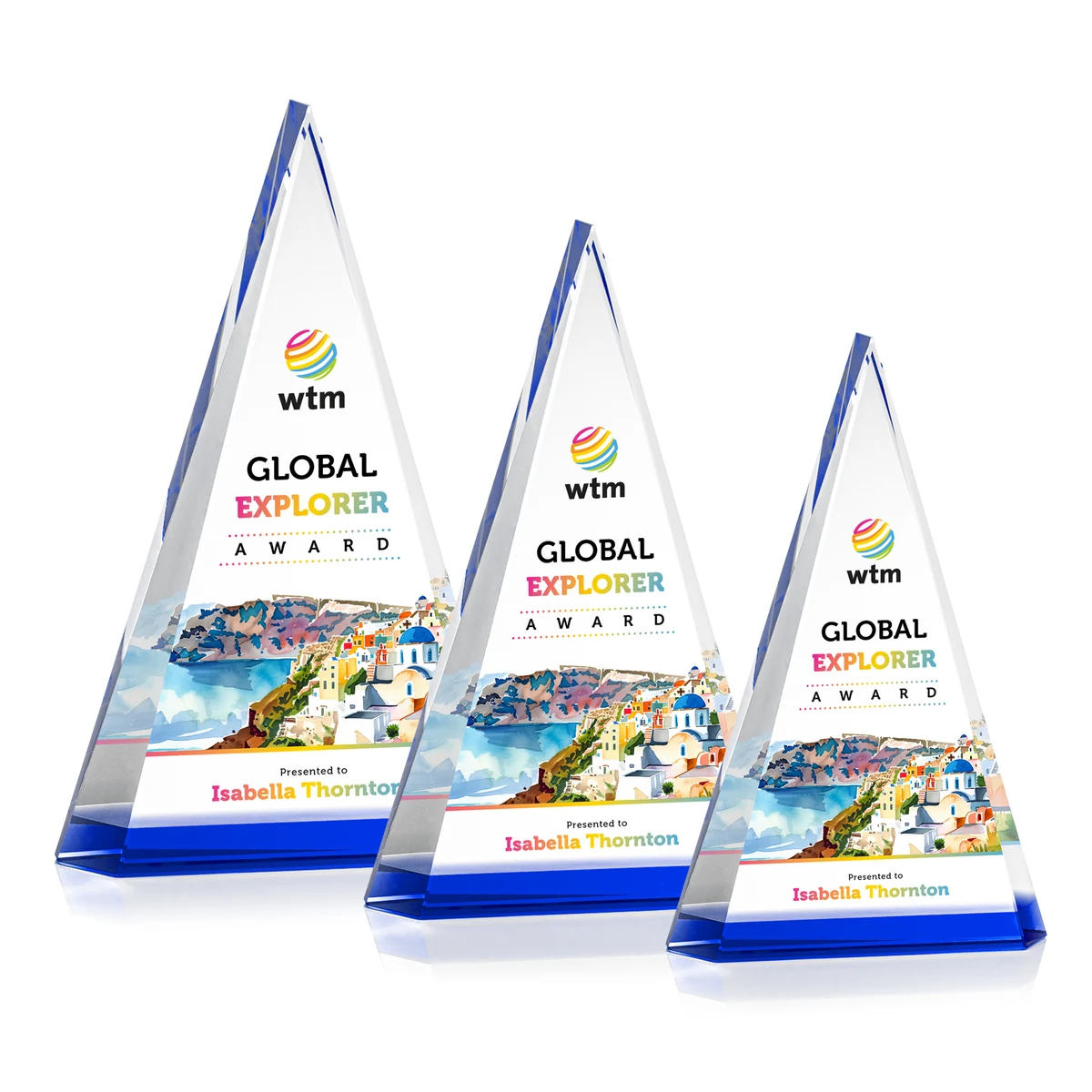 Helston VividPrint™ Award - Blue 1