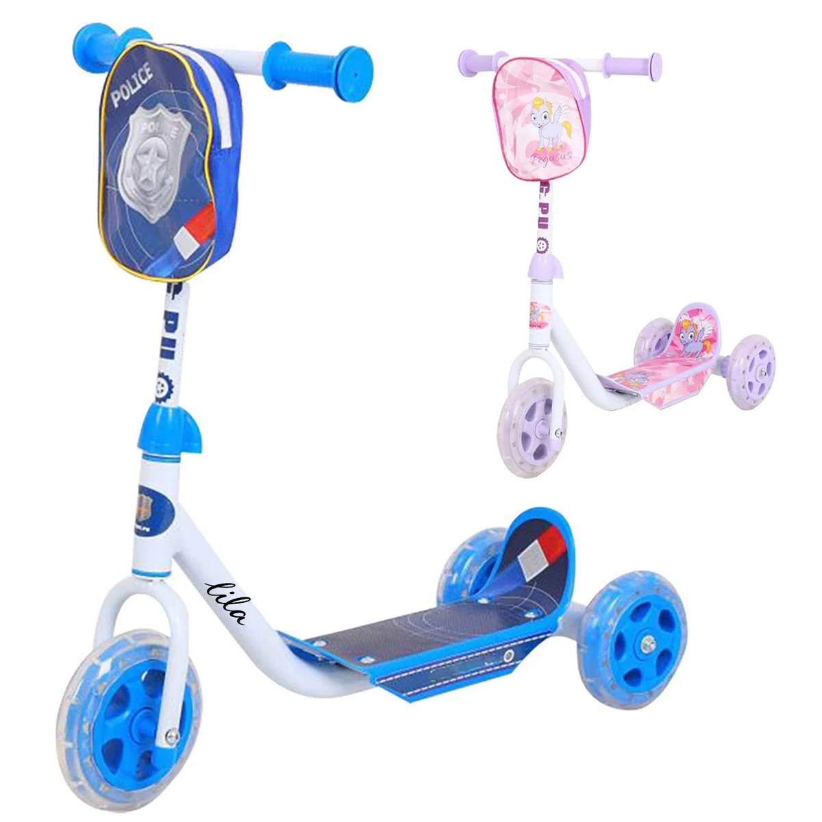 Plastic Three Wheel Scooter 1