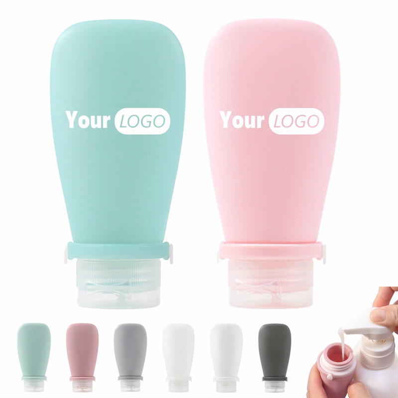 3oz Portable Refillable Silicone Squeeze Bottle