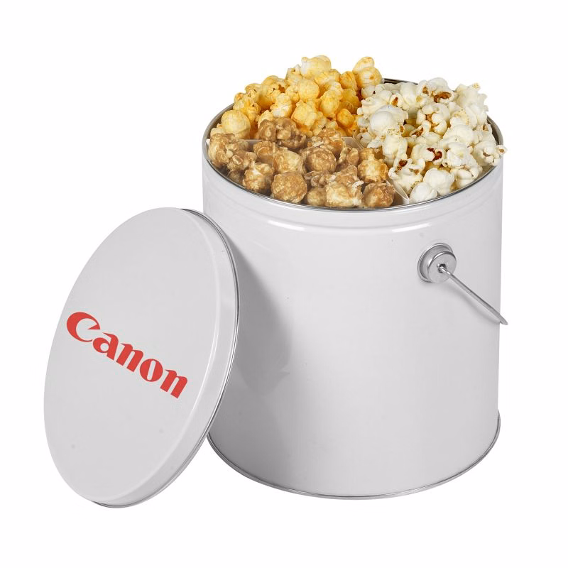 1 Gallon Popcorn Tins- Trio (Butter, Cheddar, Caramel)