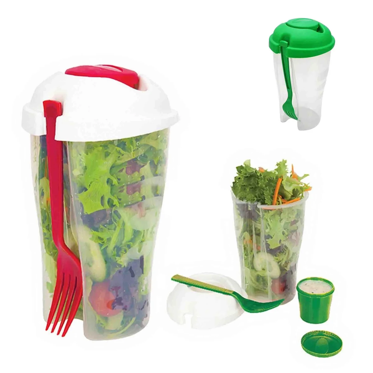 Shaker Cup For Salad Yogurt Container 1