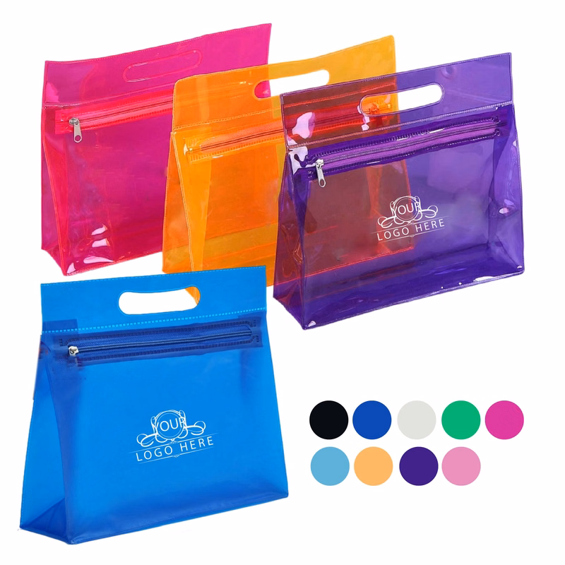 Pvc Clear Waterproof Zipper Bag