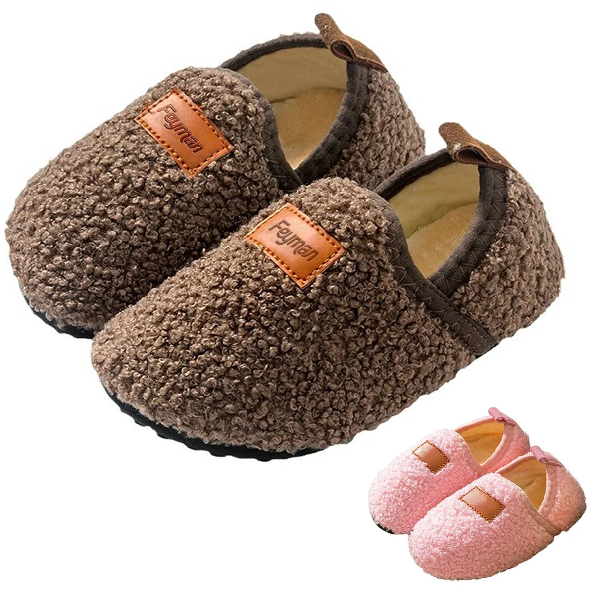 Indoors Non-Slip Plush Fuzzy Slippers 1