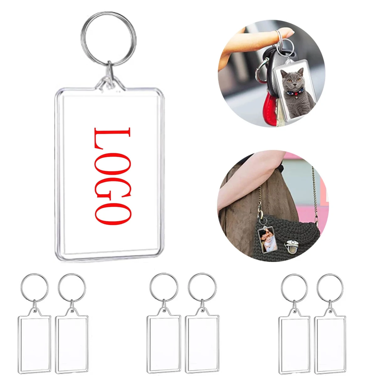 Photo Insert Blank Keyring 1