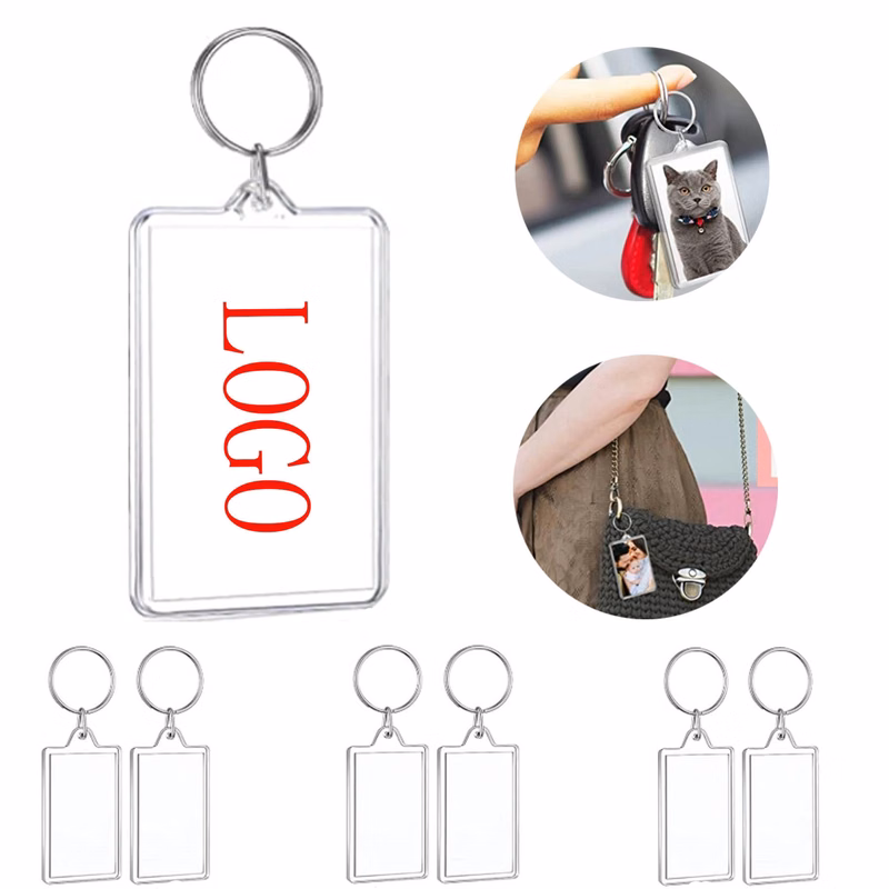 Photo Insert Blank Keyring