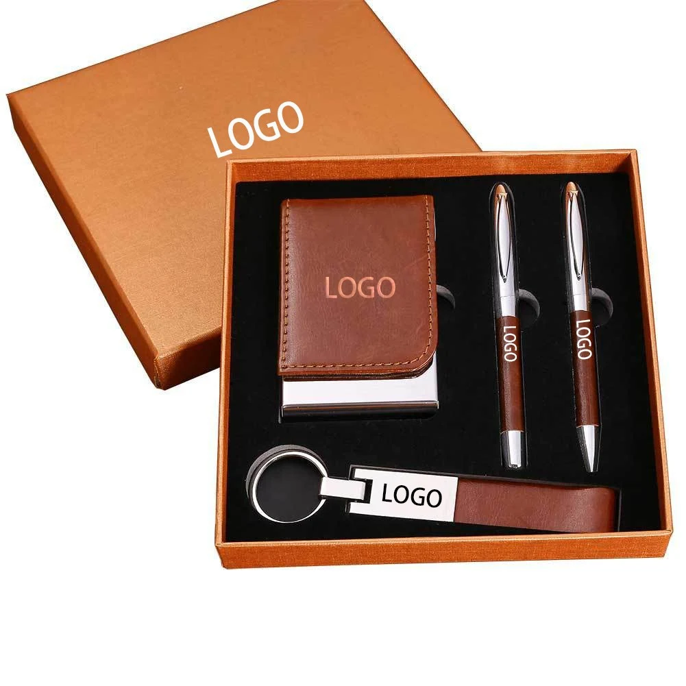 Leather 4-Piece Office Gift Set 1