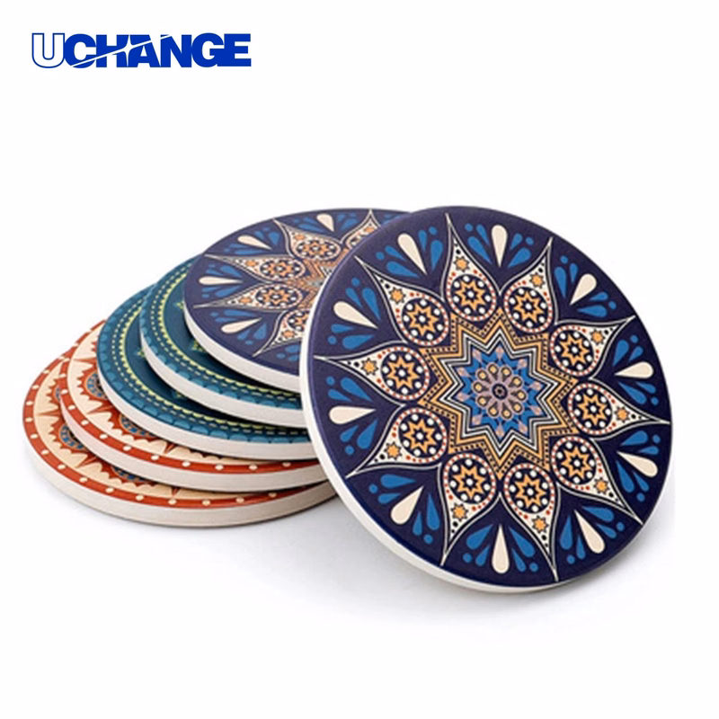 Absorbent Ceramic Coaster Mat