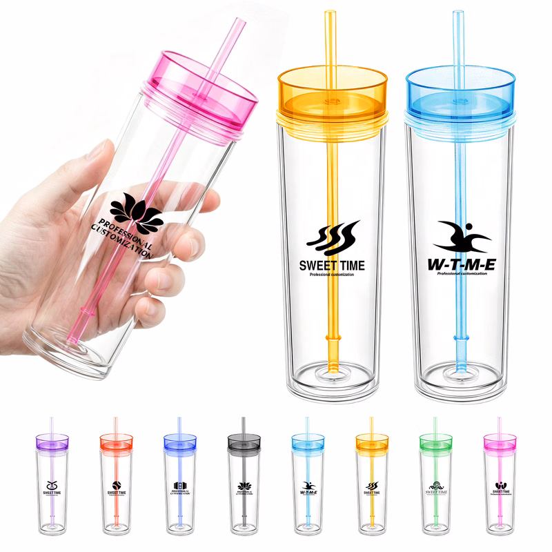 Plastic Straw Cup