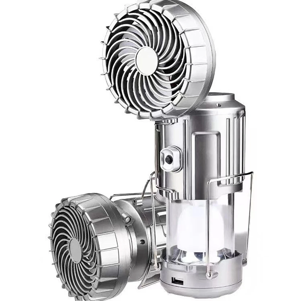 Rechangeable Led Emergency Light With Fan 1