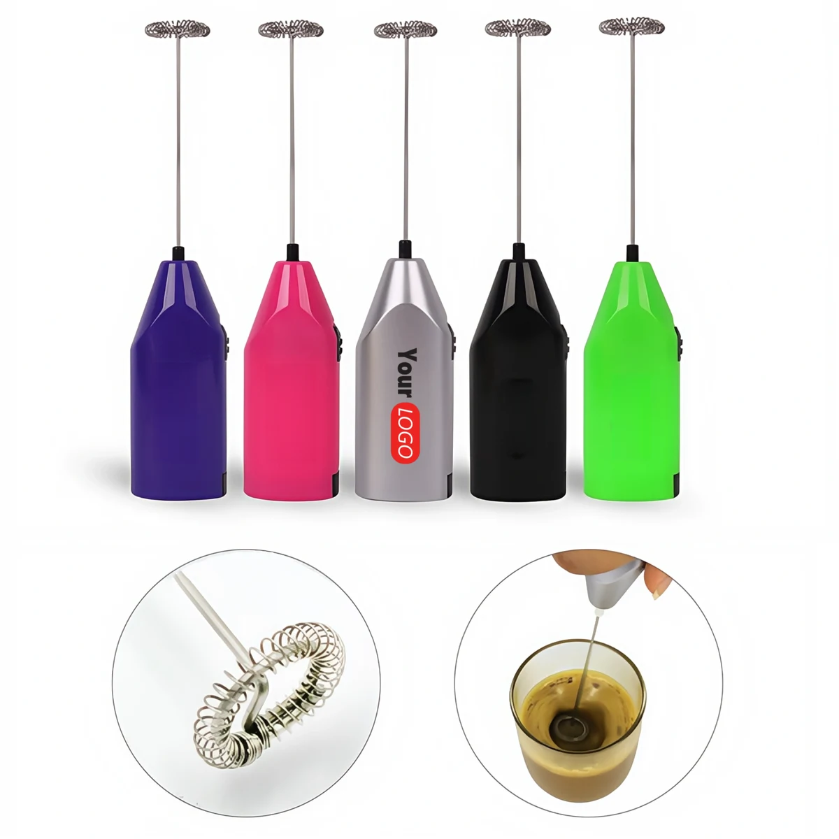 Battery Operated Handheld Milk Frother 1