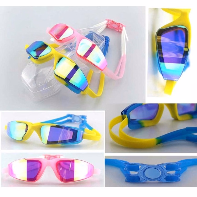 hot sell best quality PC ,ABS silicone swimming goggles 6 3/10" *1 3/5"