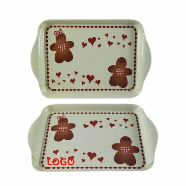 Santa Cookie Plate/ Melamine Plate