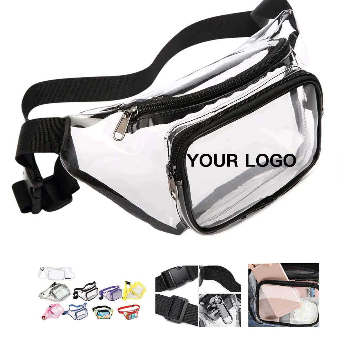 PVC Waist Bag with Adjustable Strap 1