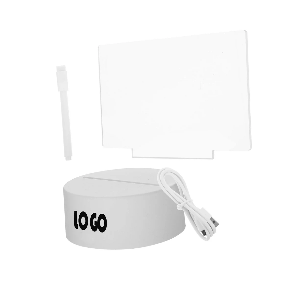 Bedside Lamp With Message Board 1