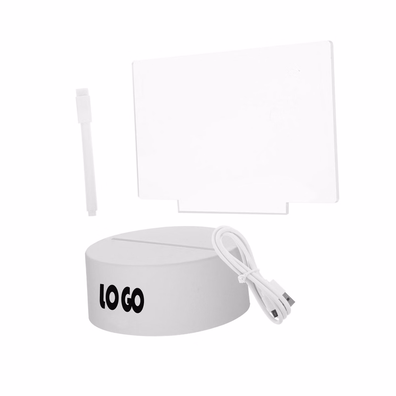 Bedside Lamp With Message Board