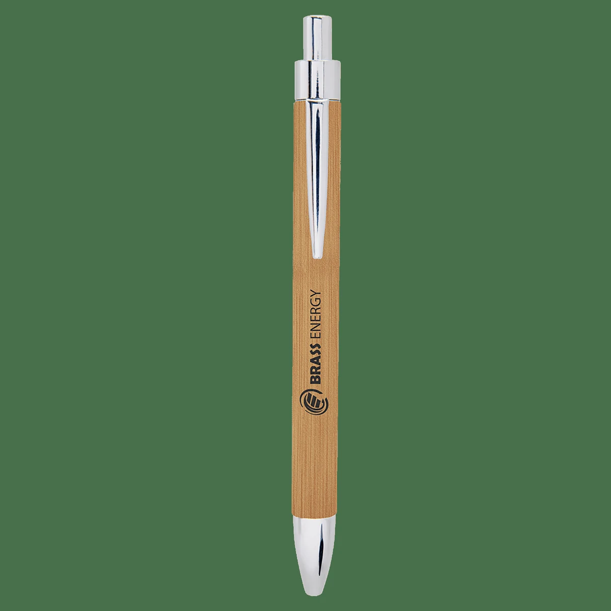 Bamboo Leatherette Pen 1