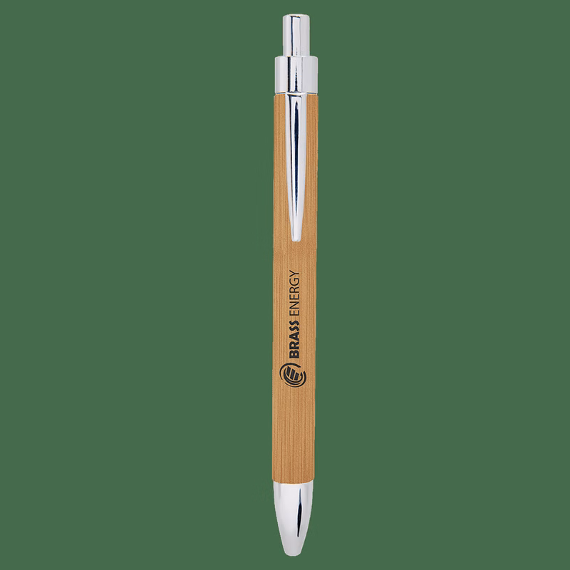Bamboo Leatherette Pen