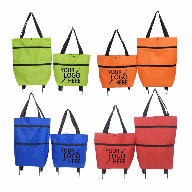 Folding Trolley Shopping Bag with Wheels