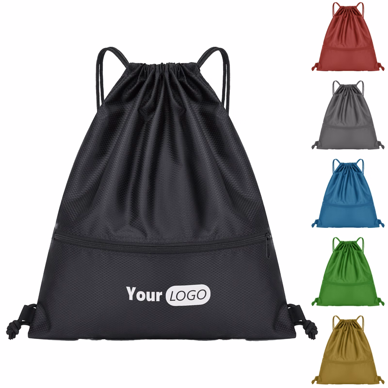 Polyester Branded Drawstring Bag