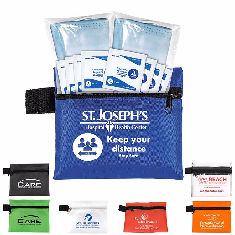 "Titan" Wipe it Down Travel Kit in Zippered Pouch