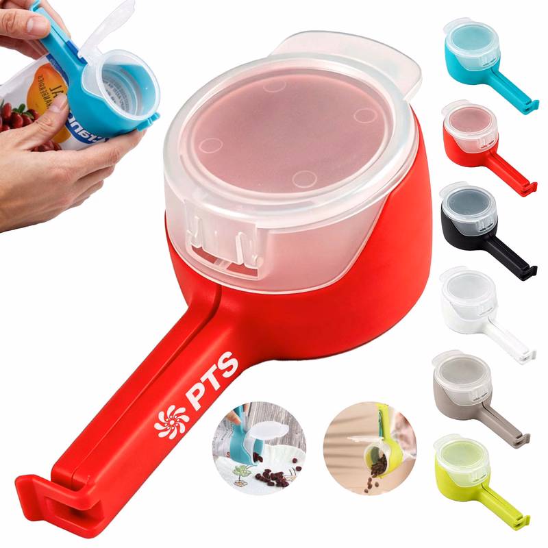 Multifunction Bag Sealing Clip with Pour Spout