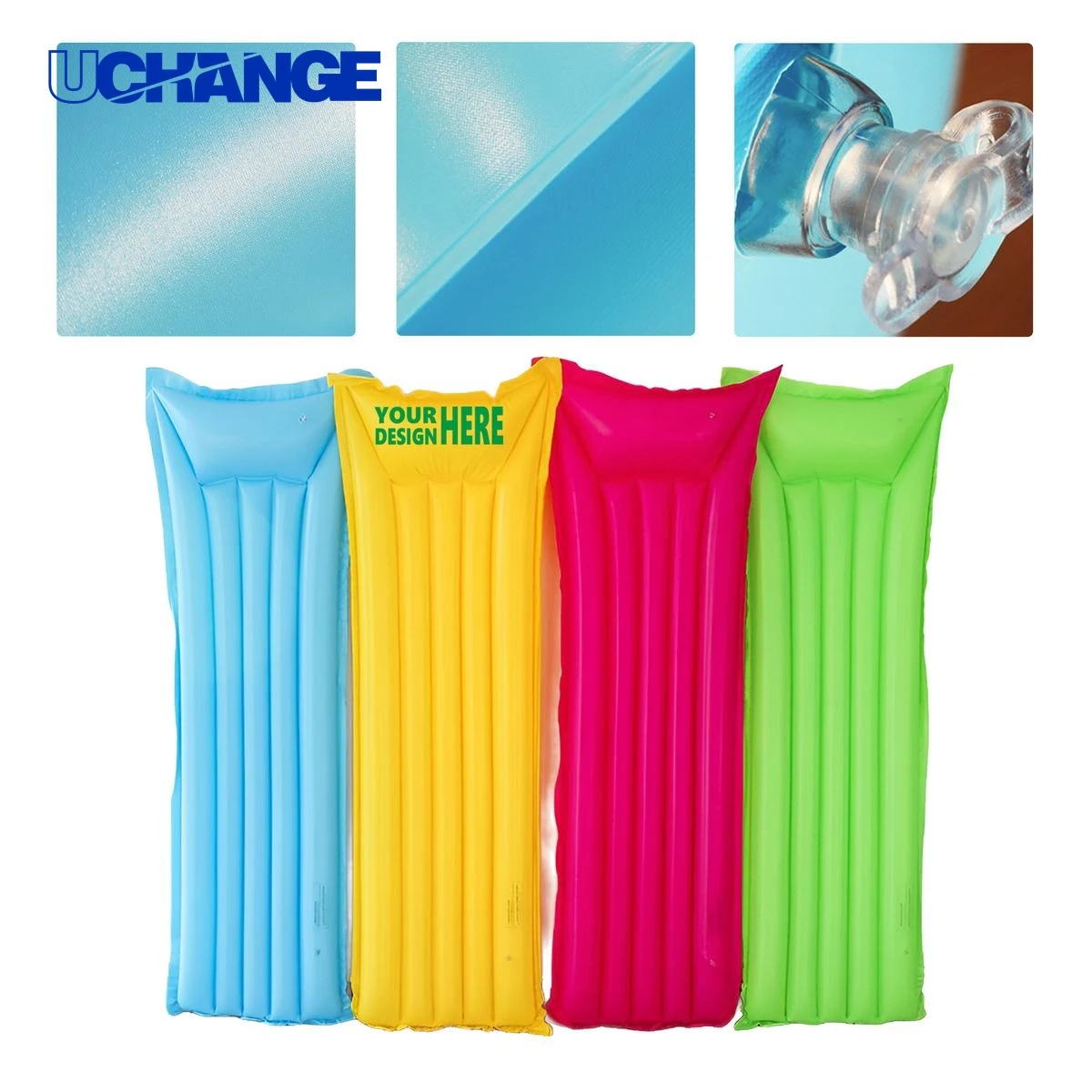 Inflatable Lounge Mattress Float for Poolside Fun 1