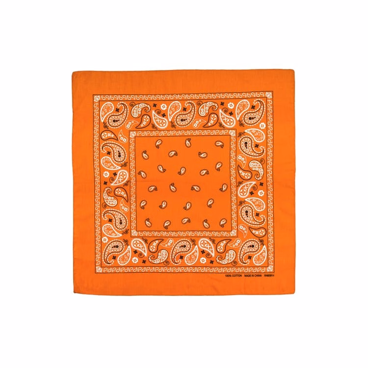 Cotton Bandana - Orange