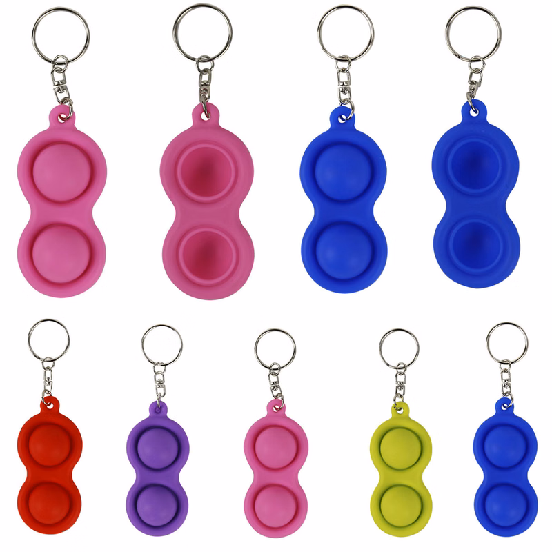 Push Bubble Keychain
