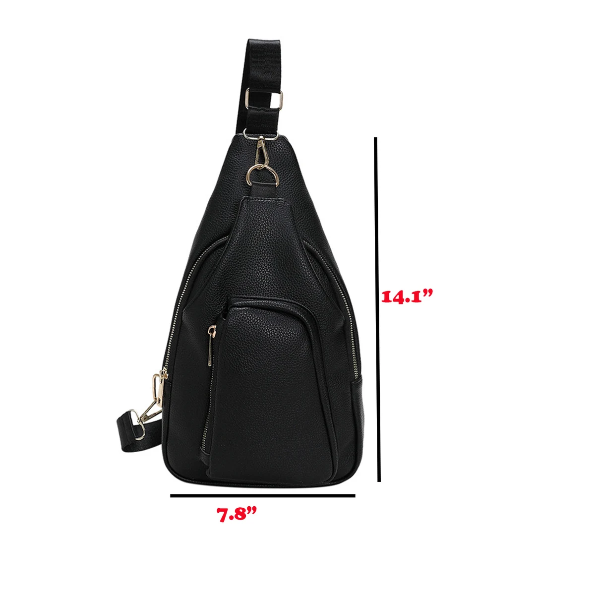 PU Leather Crossbody Bag For Women 1