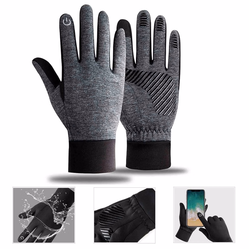 Autumn and Winter Cycling Non-slip Touch Screen Gloves