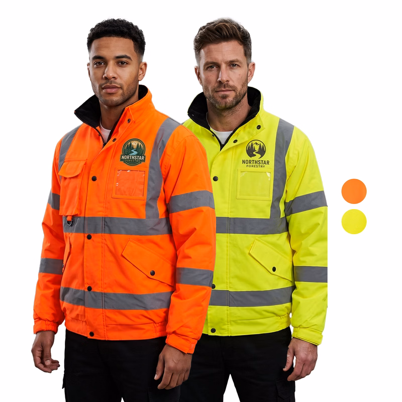 Class 3 Heavy Duty Waterproof Safety Bomber Jacket