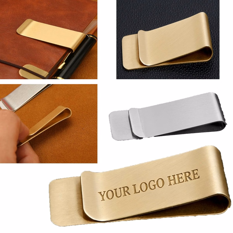 Durable Rust-Proof Stainless Steel Pen Clip